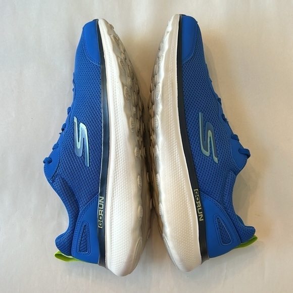 Skechers Go Run Motion Sneakers Blue/Lime, men’s size 13 - Picture 7 of 10